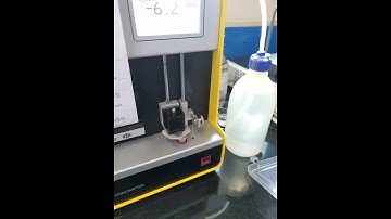 Operation of Osmometer....Osmometer suck the sample