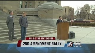 Group rallies for 2nd amendment rights at Idaho Capitol