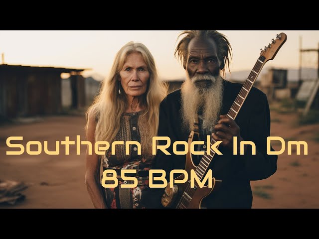 Southern Rock in Dm, 85 BPM Live Jam Track