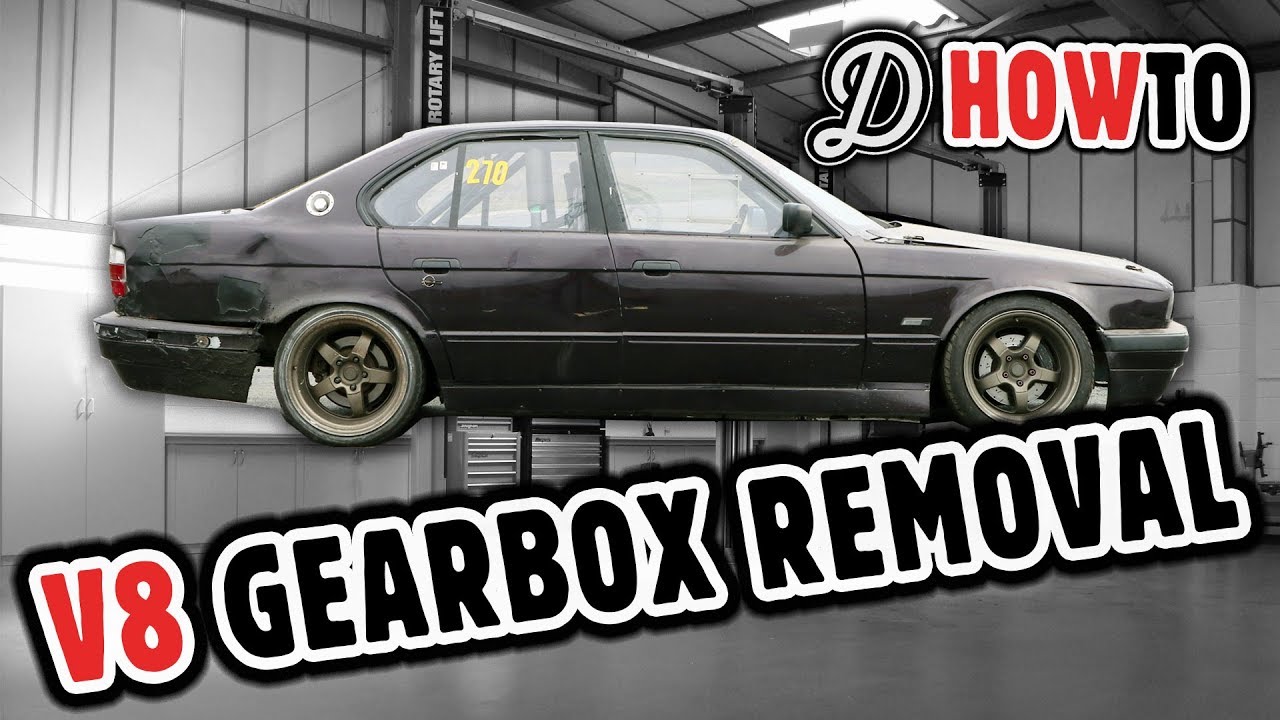 How to remove a V8 gearbox! E34 M5 Removal YouTube