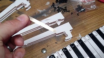 Korg SV1 (and other RH3 Weighted action keyboards)  Key Replacement Tips