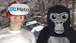 Gorilla Tag VR is INSANE!! (First Time Playing Gorilla Tag)