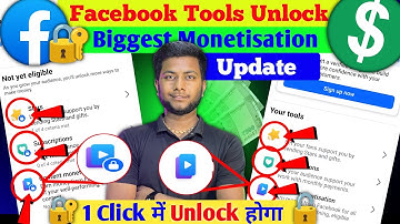 📢Biggest Monetisation Update Facebook 🔥| Content monetization Tools Lock 🔐 To Unlock 🔓😍
