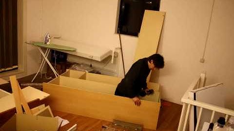 Building a closet - timelapse