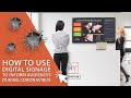 Xibo easyCMS - Use Digital Signage for Coronavirus