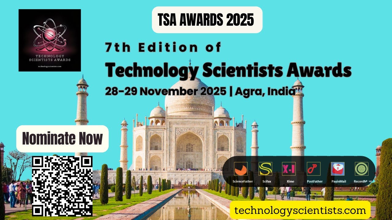 7th Edition of Technology Scientists Awards #worldresearchawards   #researchawards