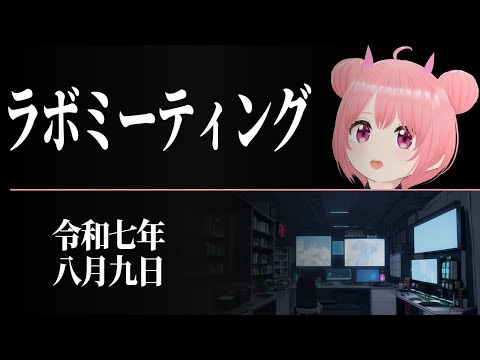 出張と発表をしてきたので適当に駄弁るラボミーティング
