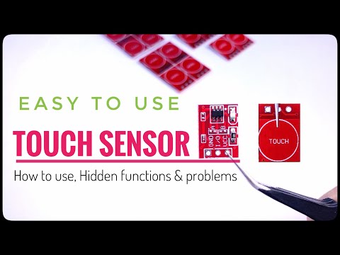 How to use Capacitive touch sensor module | Functions & Problem solving