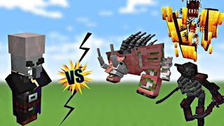 Epic Minecraft Battle:mutant more vs magispeller fight #minecraft #gaming #viral