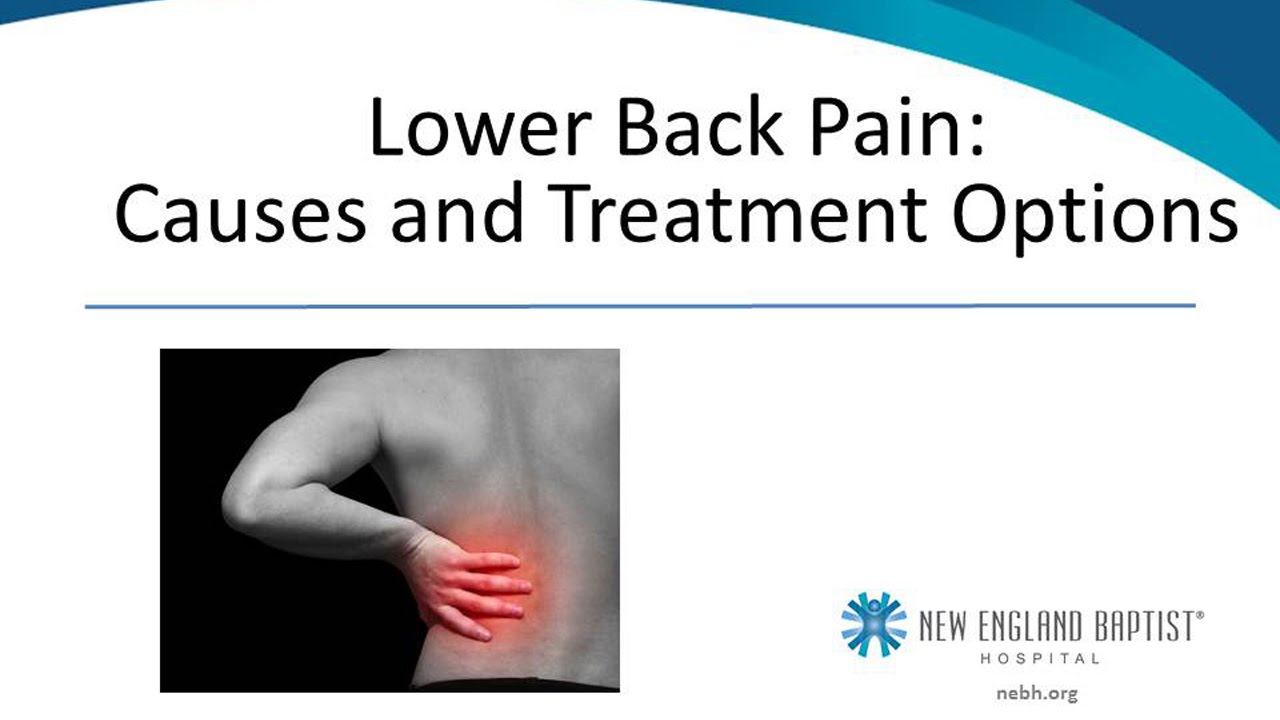 4 Most Common Causes for Lower Back Pain – One Simple Treatment