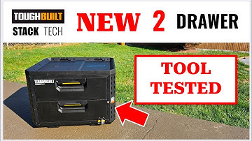 GEREEDSCHAP GETEST NIEUWE ToughBuilt StackTech 2-laden gereedschapskist TB-B1-D-72