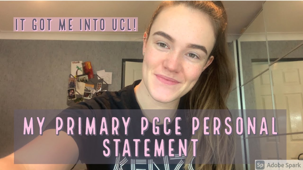 pgce primary education personal statement