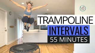 Trampoline Intervals Workout | at Home Rebound | Upper Body and Cardio | Intermediate to Advanced