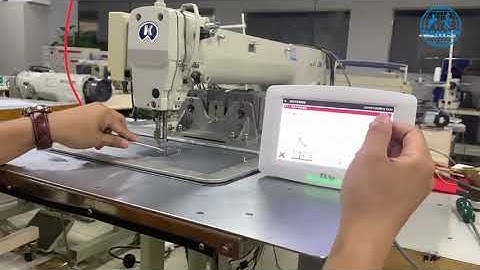 Dahao System - Pattern Sewing Machine Centre Presser Foot Adjusterment Tutorial