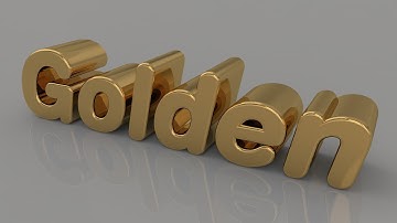 Cinema 4D R14 Tutorial  - VRAY  PLUGIN  Golden Material