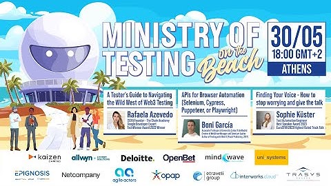 13th Meetup of Ministry of Testing Athens preview
