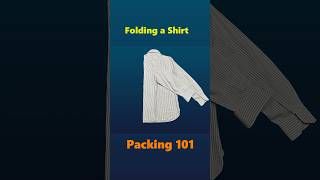 Travel Tips: Folding Shirt #Travel #Shorts #Packing