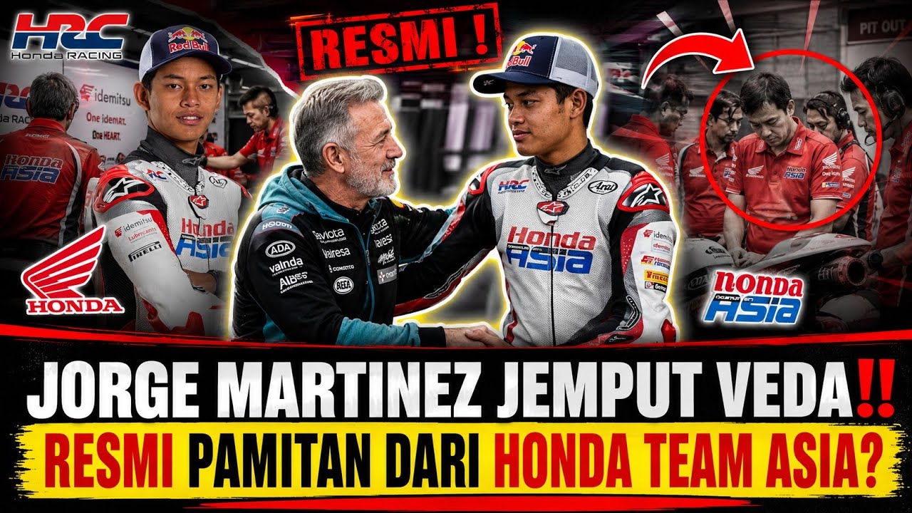 🚨 PAMIT DARI HONDA‼️ Jorge Martinez Jemput Veda Ega Pra… — Transcript