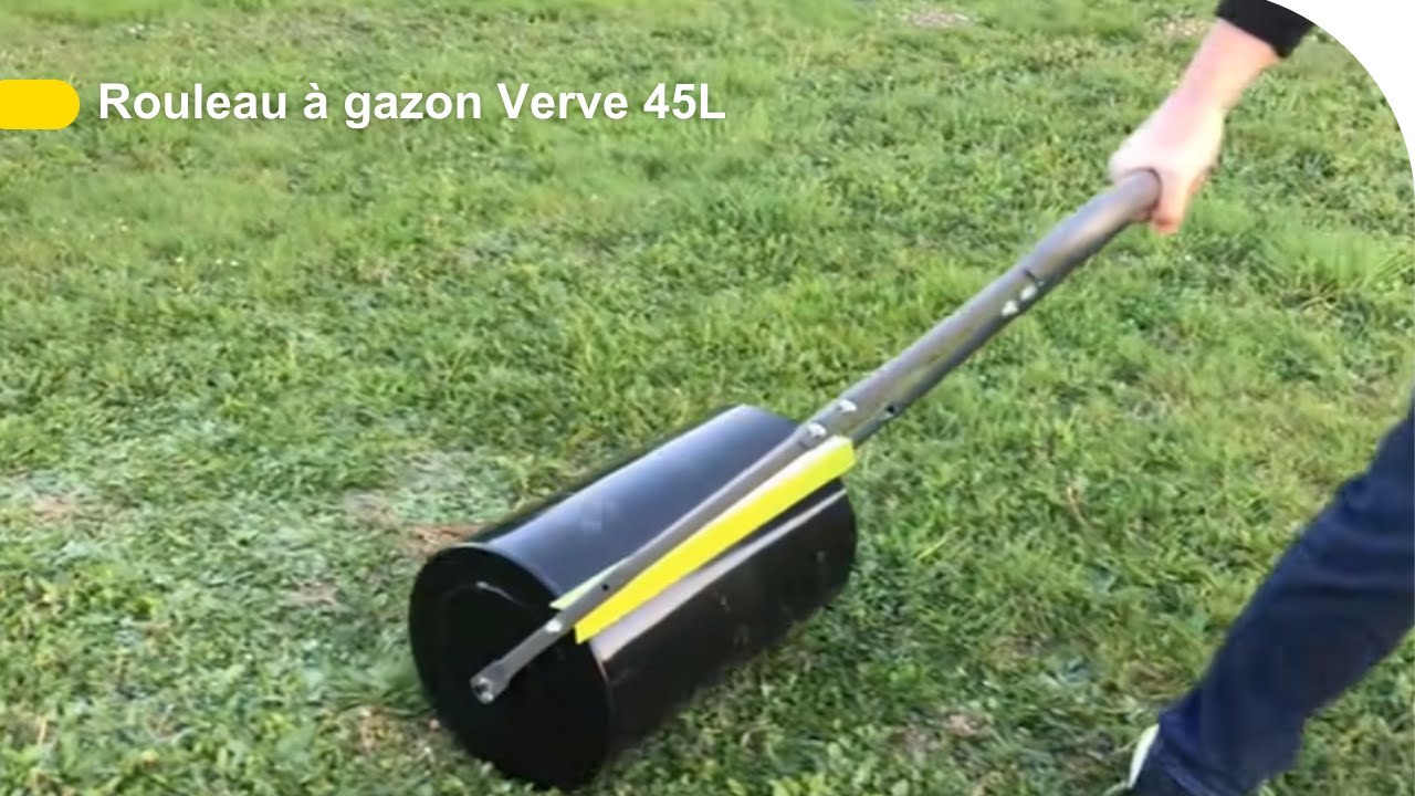 Avis consommateur Rouleau à gazon Verve 45L Castorama YouTube