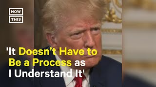 Trump: As President You Can Declassify Documents 'By Thinking About It'