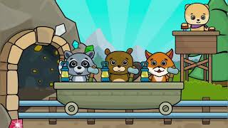 trabajar en la mina, números 123, Bimi boo juegos de aprender para niños, números y lógica screenshot 4