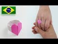 Origami: Anel de coração | Muito Fácil | Remake 2018 - Tutorial PT BR