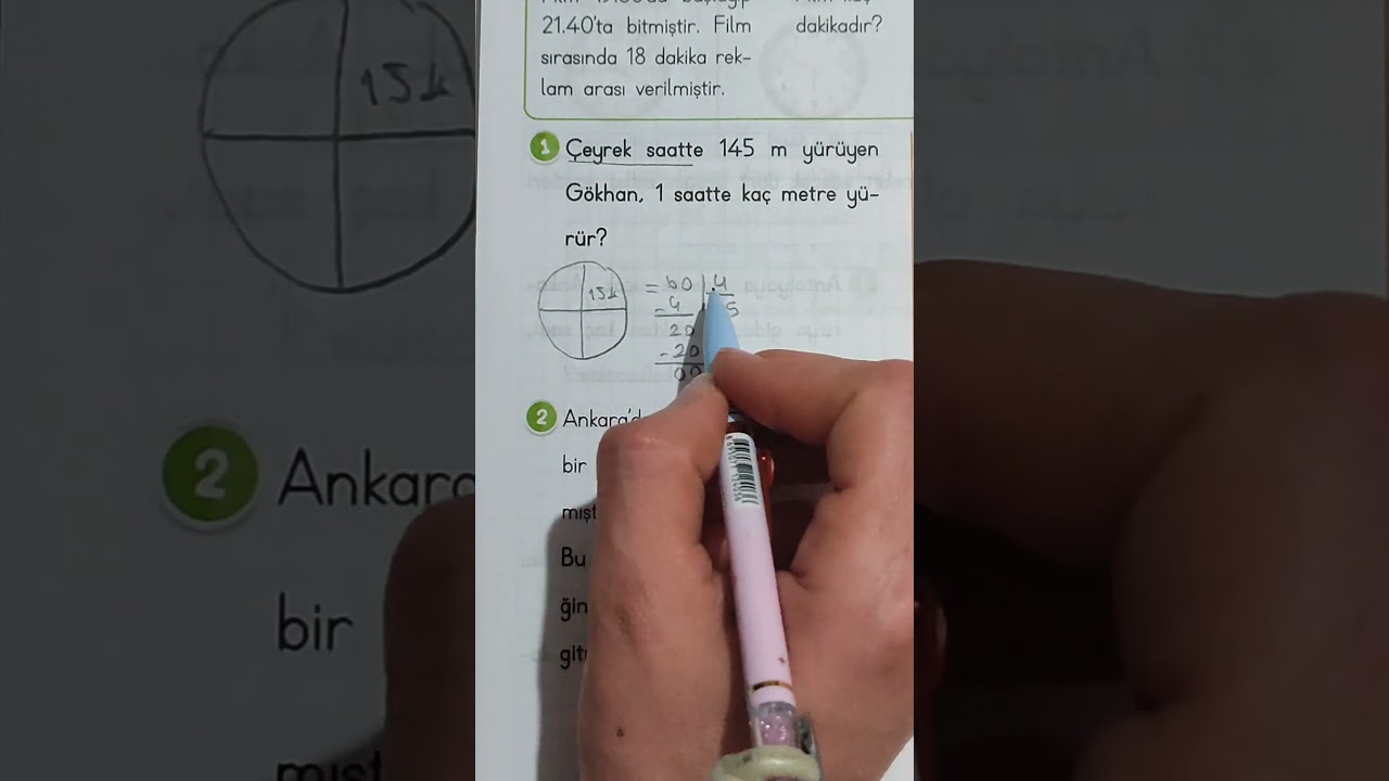 3.SINIF ZAMAN ÖLÇME PROBLEMLERİ #matematik #eğitim #ilkokul