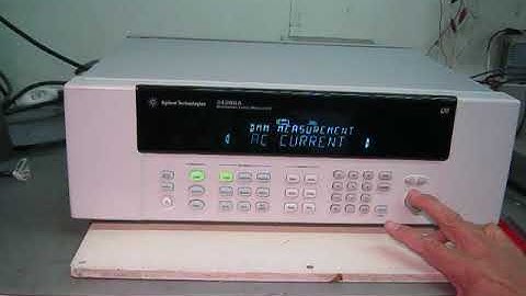 Agilent 34924T Plug-in module for 34980A 70 channel read multiplexer　動作確認