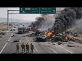 US Military Spotted Huge Iranian Troops Convoy at Highway — Then BLEW It Up by TOW Missiles?