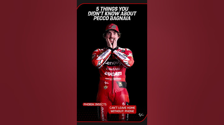 5 things to know about Francesco Bagnaia