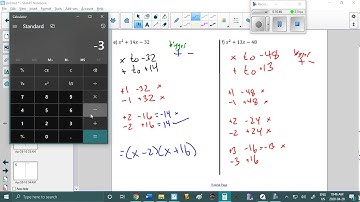 MFM2P 4.5 Part 2 - Factoring Simple Trinomials Practice