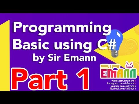 Basic of Programming using C# Tutorial Course - Programming Definition Part 1