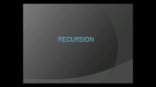 Part 38 - C Programming Tutorial - What is Recursion