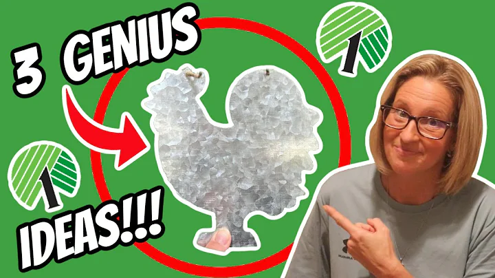 3 GENIUS IDEAS using these Dollar Tree FARM ANIMAL...