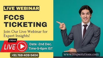Live webinar of FCCs Ticketing | Mastering FCCs Ticketing System: A Step-by-Step Guide