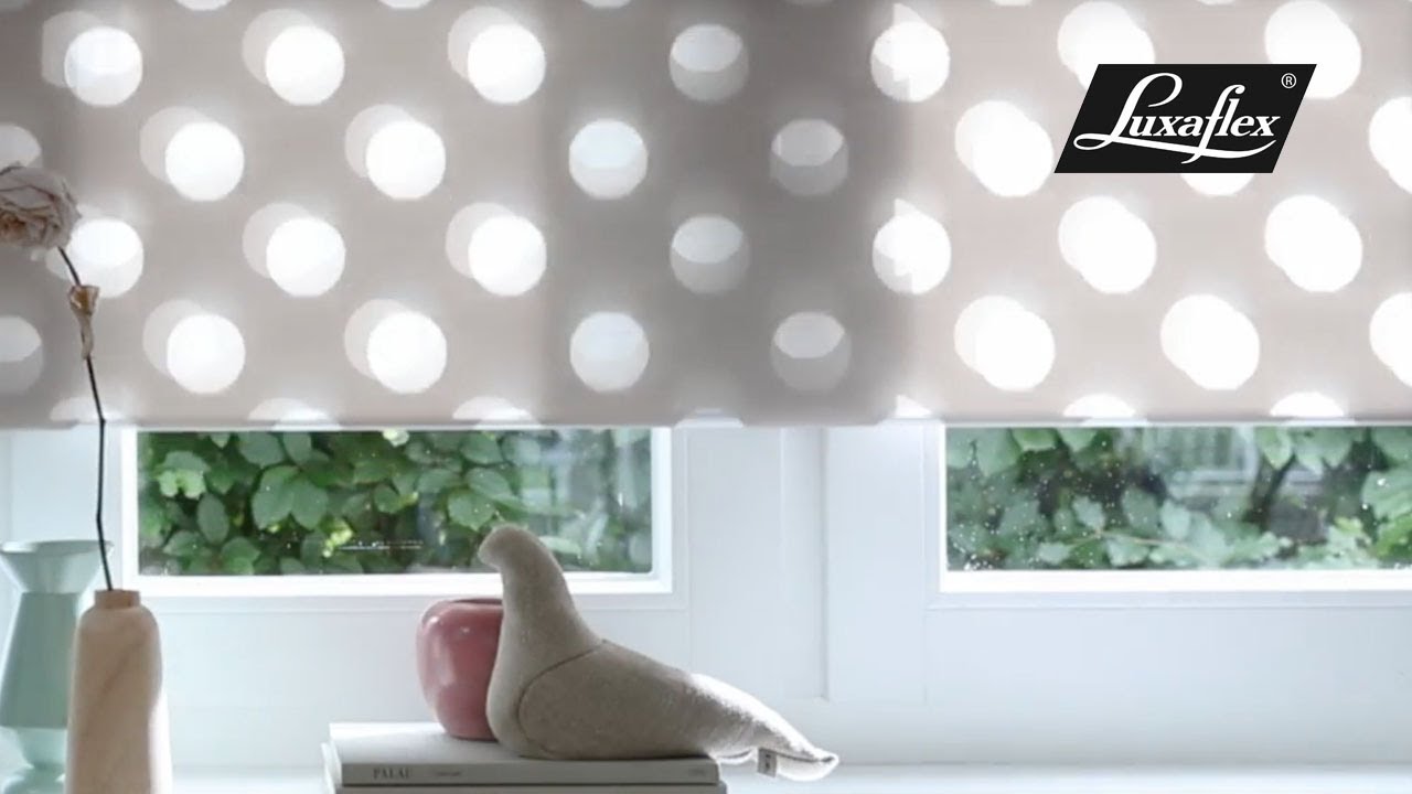 Twist® Shades in Designer Shapes Swing from Luxaflex® - YouTube