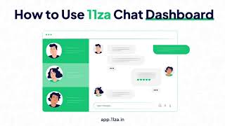 How to use the 11za chat dashboard.