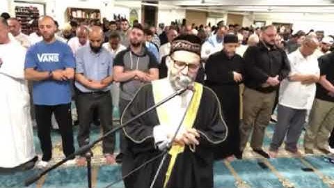 وَنَادَىٰ أَصْحَابُ الْجَنَّةِ أَصْحَابَ النَّارِ القارئ الشيخ حسن صالح