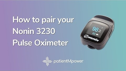 Pairing your Pulse Oximeter to the patientMpower COVID-19 App