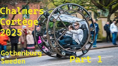 Chalmers Cortège 2025 Part 1 | Epic Parade in Gothenburg! 🇸🇪🎉