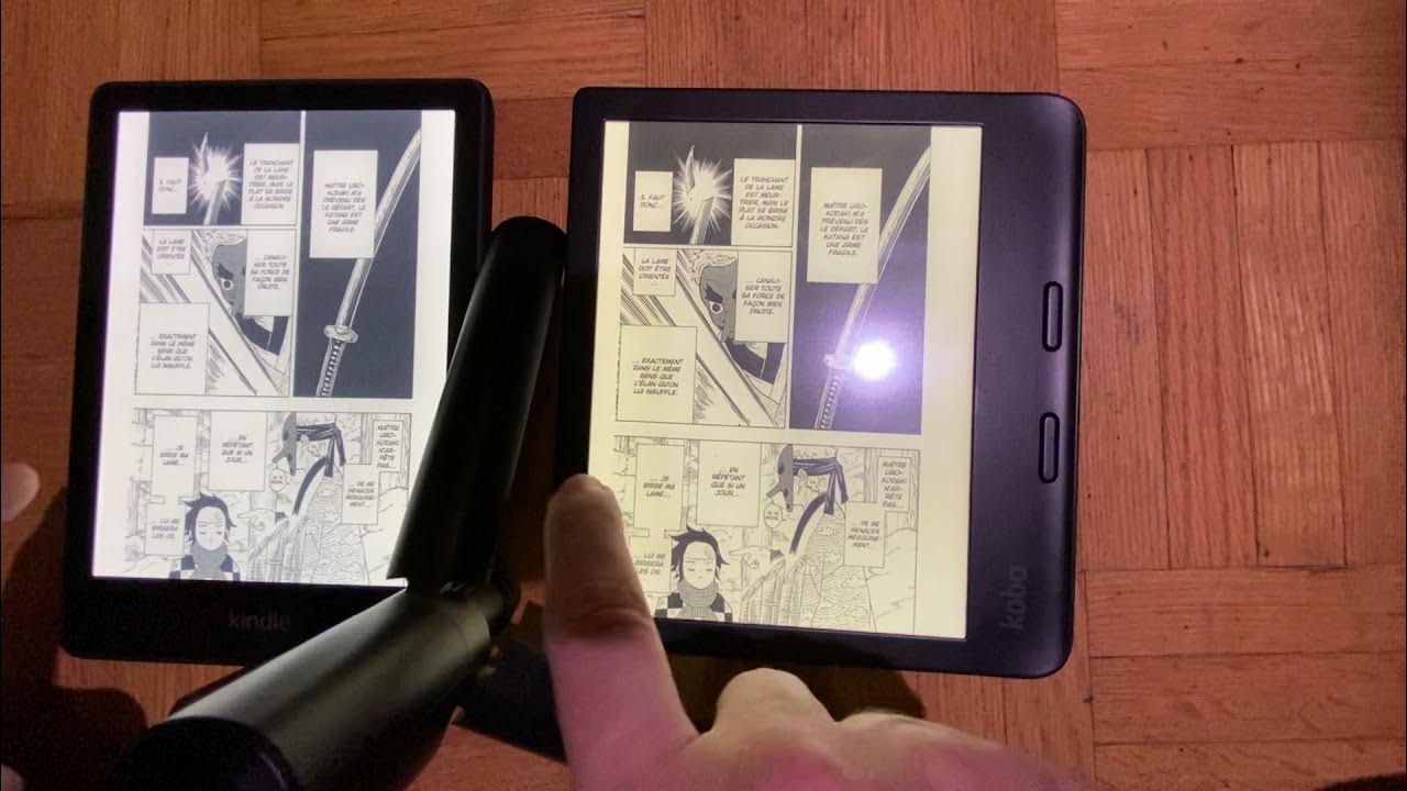 Page turn speed comparison of Kindle Paperwhite 5 vs Kobo Libra 2