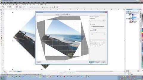 How to Straighten Images in DRAW