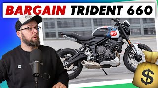 Why This New Triumph Trident 660 Is A BARGAIN!