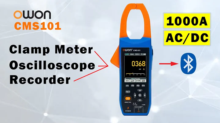 AC DC Clamp Meter review with Oscilloscope for Troubleshooting, OWON CMS101