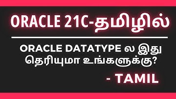 Oracle training in Tamil | Difference Between Char, Varchar() and Varchar2()