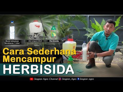 Video: Bagaimana Anda mencampur Herbisida Celcius WG?