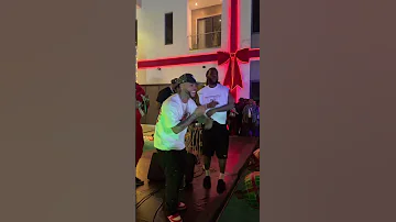 Burnaboy Vibing To Olamide Song With Poco Lee During His Private Party Burnaboy Pocolee Shorts 