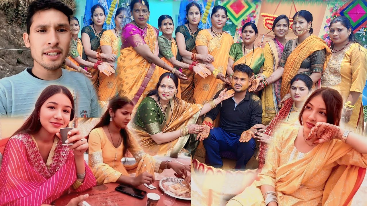 लड़कियों को ऐसे खाना खाते देख सभी लोग हुए हैरान!😂 pahadi shadi vlog!