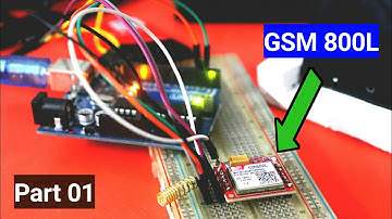 GSM 800L Configuration with Arduino Bangla Tutorial  Part 01
