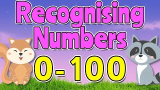 Recognising RANDOM Numbers 0-100 😊 Learn to Read & Write Numbers to 100 | Miss Ellis 💜 screenshot 1